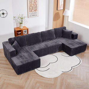 U-Shape Modular Sectional Sofa For Living Room