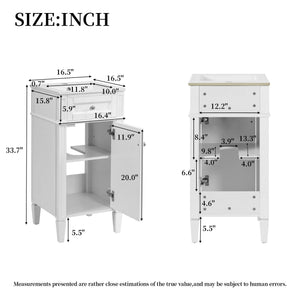 French Style Bathroom Vanity With Sink