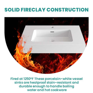 Glossy White Integrated Solid Surface Basin
