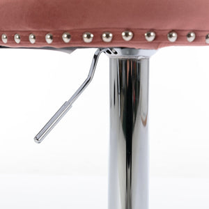 Swivel Adjustable Height Barstools Set of 2