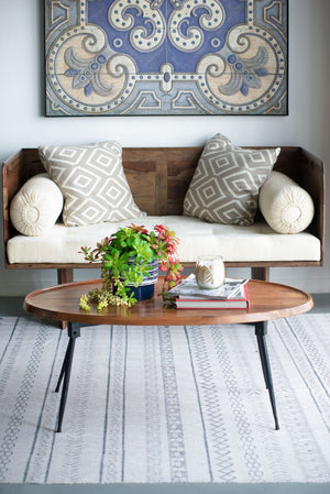 Oval Coffee Table - Brown