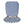 Outdoor Rattan and Aluminum French Armless Bistro Chairs Set - Navy Blue
