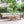 Wood Structure Outdoor Sofa Set with Beige Cushions