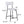 Badin - Counter Stool - White Washed
