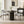 Modern Dining Chairs Set of 2 with Bronze Iron Frame