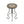 Round Ceramic Outdoor Side Table, Colorful + Black