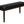 Rectangular Upholstered Hallway Bench - Transitional Design