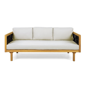 Luxury Acacia Wood Outdoor Daybed Set