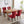 Classic Velvet Dining Chairs - Burgundy (Set of 2)
