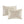 3 Piece Reversible Bedspread Set Cream Full/Queen