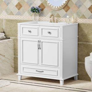 Bathroom Vanity With Sink And Storage Cabinet
