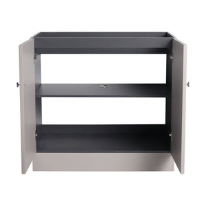 Modern Freestanding Bathroom Vanity With Soft Close Cabinet Doors