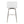 Mara - Upholstered Contemporary Fixed Height Counter Stool With Swivel (Set of 2) - White