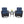 3 Pieces Conversation Set, Outdoor Wicker Rocker Swivel Patio Bistro Set, Rocking Chair With Glass Top Side Table