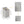 Sloping Laundry Basket With Removable Inner Bin, Concealed Storage Cabinet For Bathroom - Oak