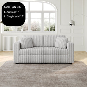 75.6" Soft Modular 2-Person Sofa