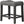 Transitional Counter Dining Set With 4 Tufted Stools