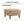 Coffee Ottoman with Boucle Fabric