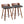 Maya - Mid Century Modern Fixed Height Counter Stool & Swivel With Square Footrest (Set of 2)