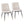 Wanda - Contemporary Chair (Set of 2) - Black / Beige