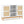 48 Inch Sideboard Buffet Cabinet Floor Storage Cabinet with 2 Bamboo Woven Doors-White