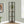 4-Tier Corner Bookshelf with Marble Look and Metal Frame