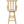 Rustic Bar Stool, Fir Wood Construction, Wide Armrest