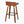 Maya - Mid Century Modern Fixed Height Barstool With Swivel And Square Footrest (Set of 2)