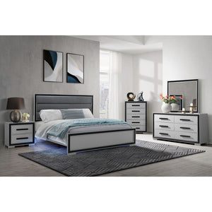 Adelaide - Mirror - Gray / Black