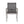 Poetic Outdoor Dining Chair With Faux Wood Arms And Aluminum Frame (Set of 2) - Gray
