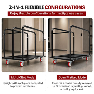 1000LBS Heavy Duty 2-in-1 Table Dolly