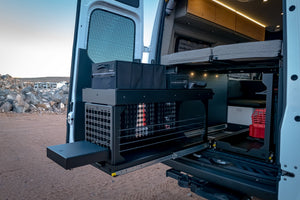 Cargo Tray System Pro - Molle Panel End (For 19" Wide Cargo Trays with 20" Legs)