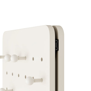 Wall Mounted Full Length Mirror With Shelf And Hook