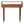 Solid Wood Valenza Curved Console Table
