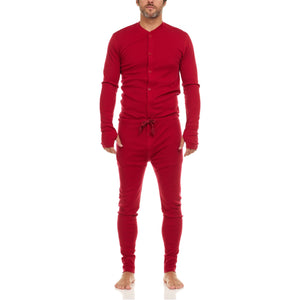 Midweight Wool Union Suit - 100% Merino Wool