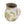 Distressed White Ceramic Pitcher Vase