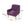 Modern Arm Chair With Tufted Back and Wooden Legs