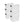 Sterilite 30 Qt Clear Plastic Stackable Storage Bin w/ Latch Lid, White (6 Pack)