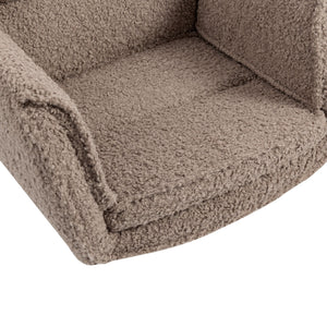 Criss Cross Swivel Desk Chair With Adjustable Armrests & Wheels For Home Office