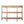 Handcrafted Wood Console Table with Hand-Woven Trim