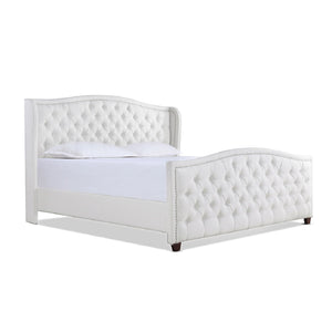 Marcella - Upholstered Shelter Headboard Bed Set