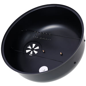 Charcoal Smoker Grill Wood Smoker Grills Outdoor Cooking 16 Inch Portable BBQ