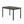 Furniture 5 Piece Metal Dinette Set with Faux Marble Top - Black