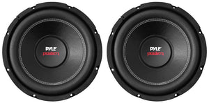 Pyle 12" 6400W 4-Ohm DVC Car Stereo Power Audio Subwoofer Set, 4pk | PLPW12D - TRAPSKI
