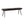 Tufted Cushion Side Bench With Tapered Legs