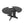 Dining Table For Farmhouse Kitchen Expandable Oval Table Top With Removable Leaf Trestle X Shaped Base - Black