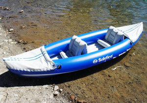 Swimline Solstice Whitewater Rapids Rogue 2 Person Convertible Inflatable Kayak