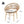 Cyril Outdoor Wicker Papasan Style Dining Chair with Teak Finished Legs - Set of 2