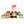 Inflatable Santa Claus with Gift Boxes and LED Lights - Red/White