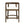 Modern Rubberwood Counter Stool Set With Upholstered Seats
